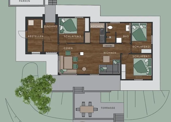 1000 Berge Kamin & Whirlpool Semesterbostad